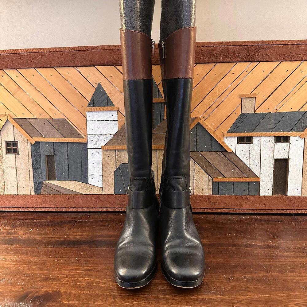 Michael Kors Fulton Harness Boots 7.5 - Picture 2 of 7